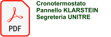 Cronotermostato Pannello KLARSTEIN Segreteria UNITRE